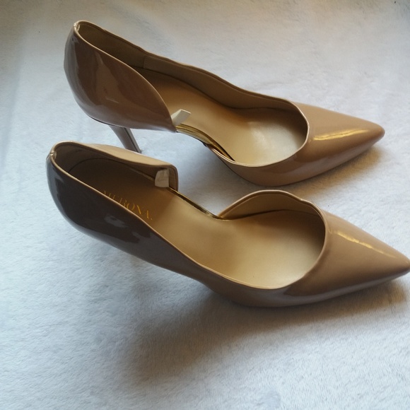 MERONA D'Orsay Womens Tan Heels Size 9.5 - Picture 3 of 8